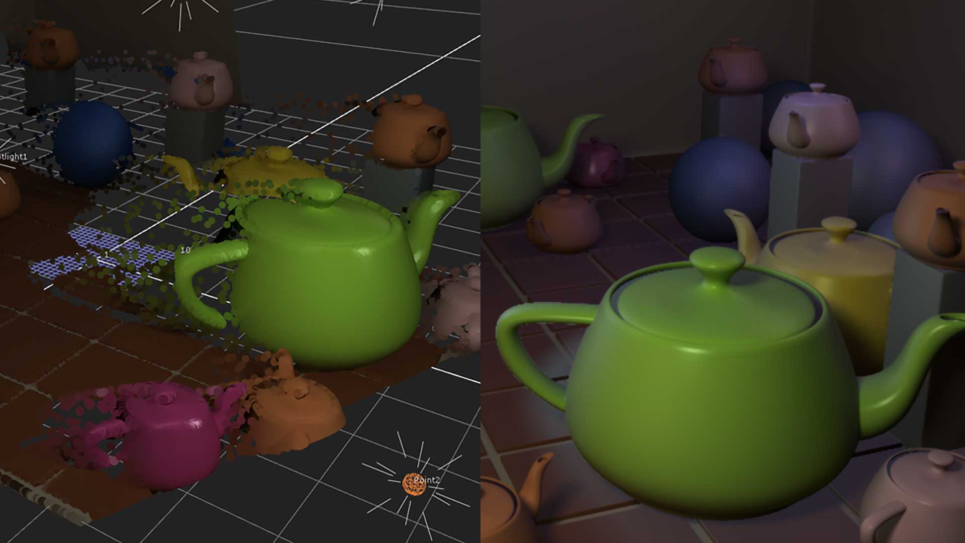 2.5D Relighting in Nuke with Vray